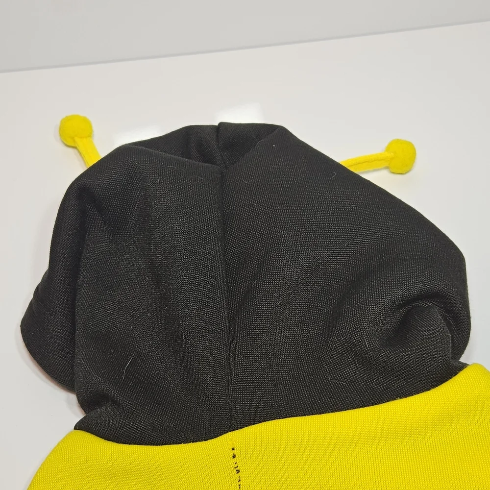Animal Planet Yellow and Black Bumble Bee Dog Hoodie - Size Medium